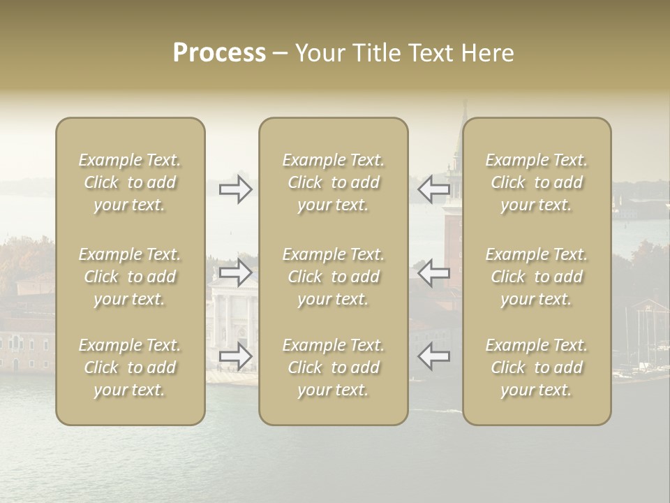 Sunny City Venice PowerPoint Template