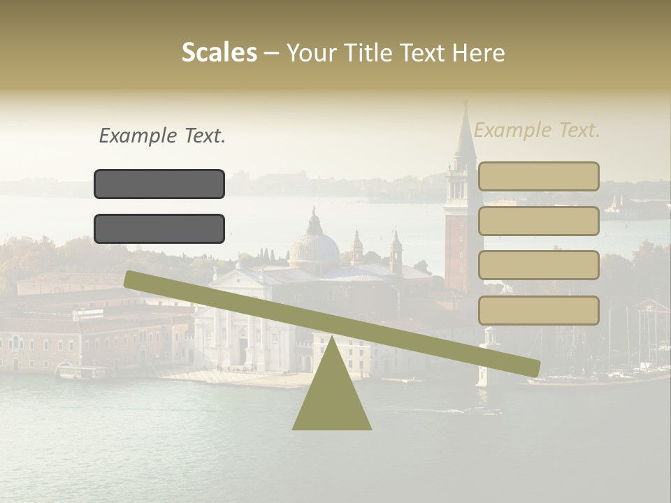 Sunny City Venice PowerPoint Template