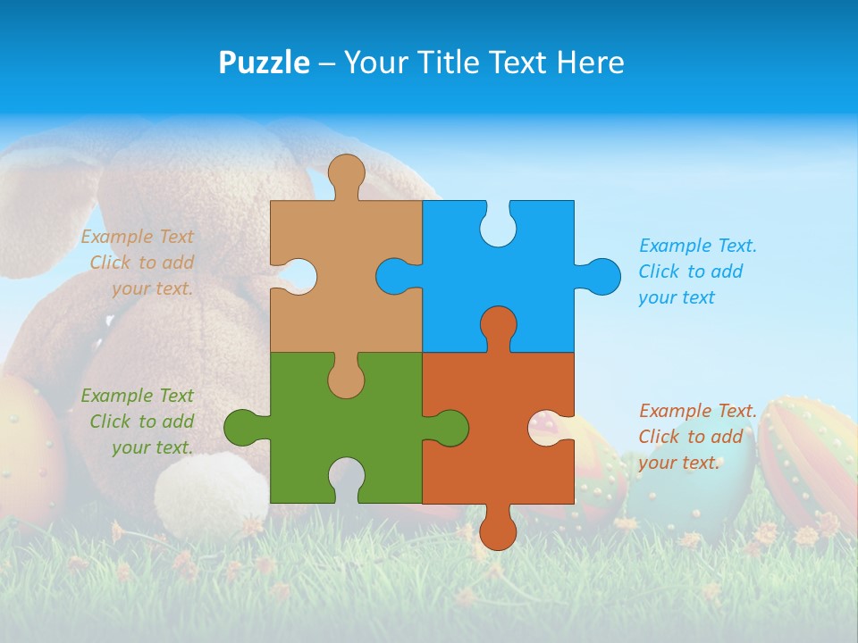 Isolated Variation Easter PowerPoint Template