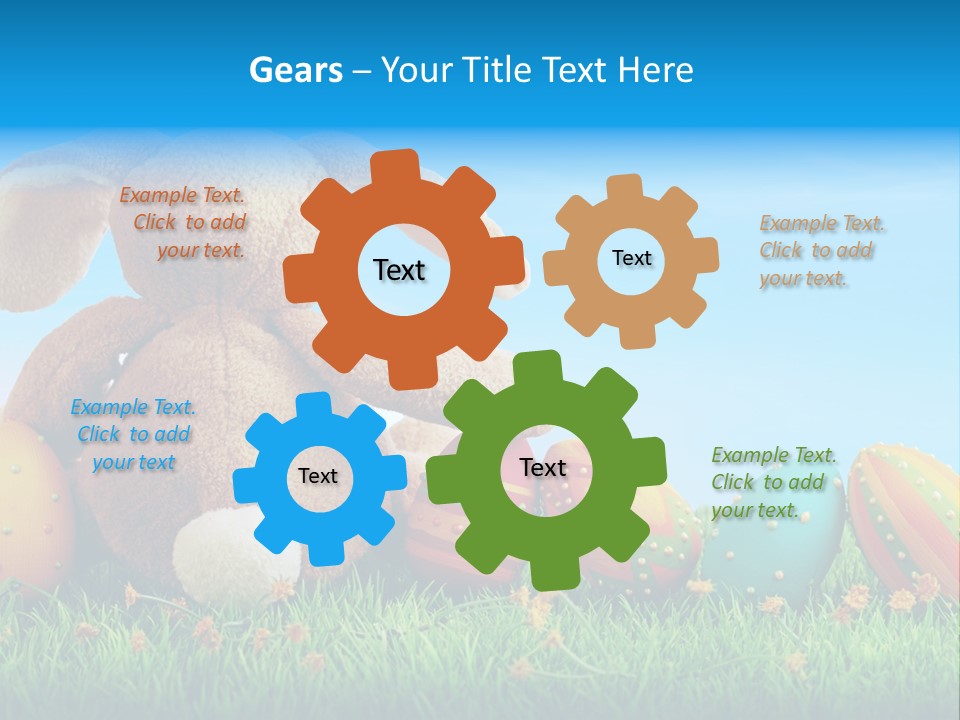 Isolated Variation Easter PowerPoint Template