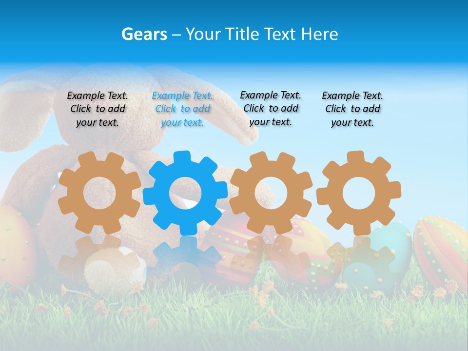 Isolated Variation Easter PowerPoint Template