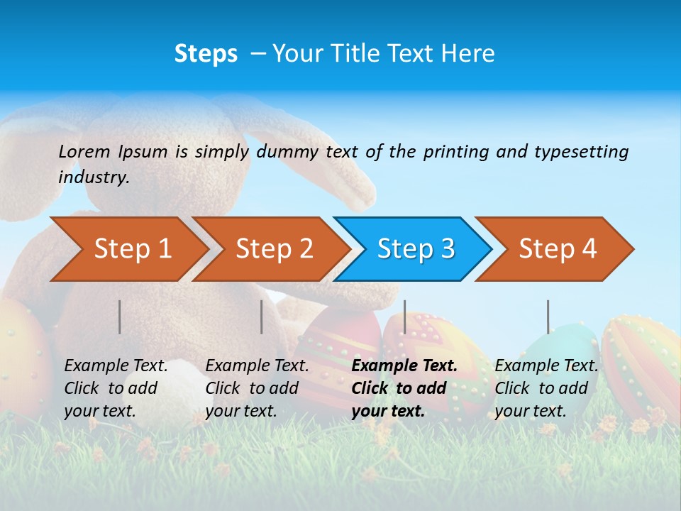 Isolated Variation Easter PowerPoint Template