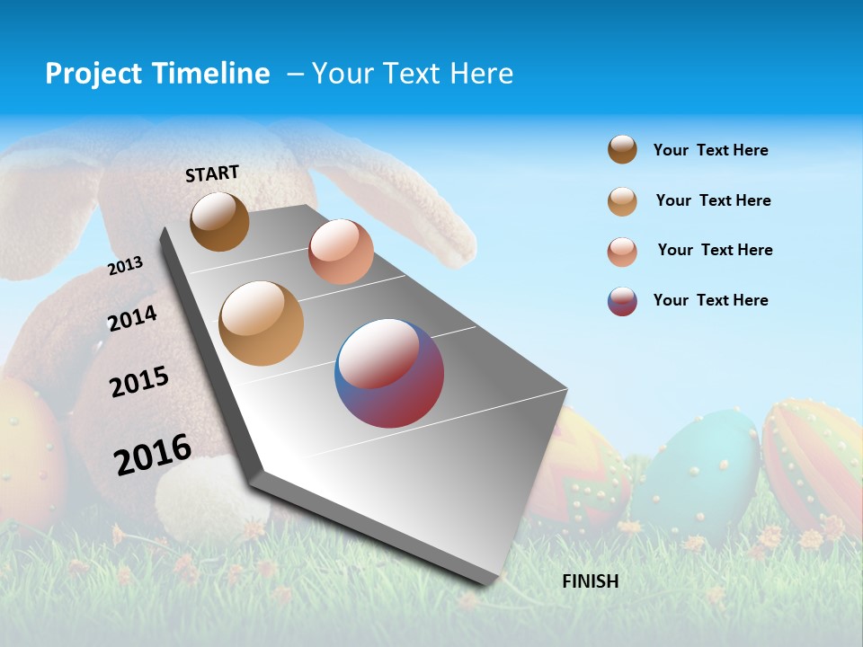 Isolated Variation Easter PowerPoint Template