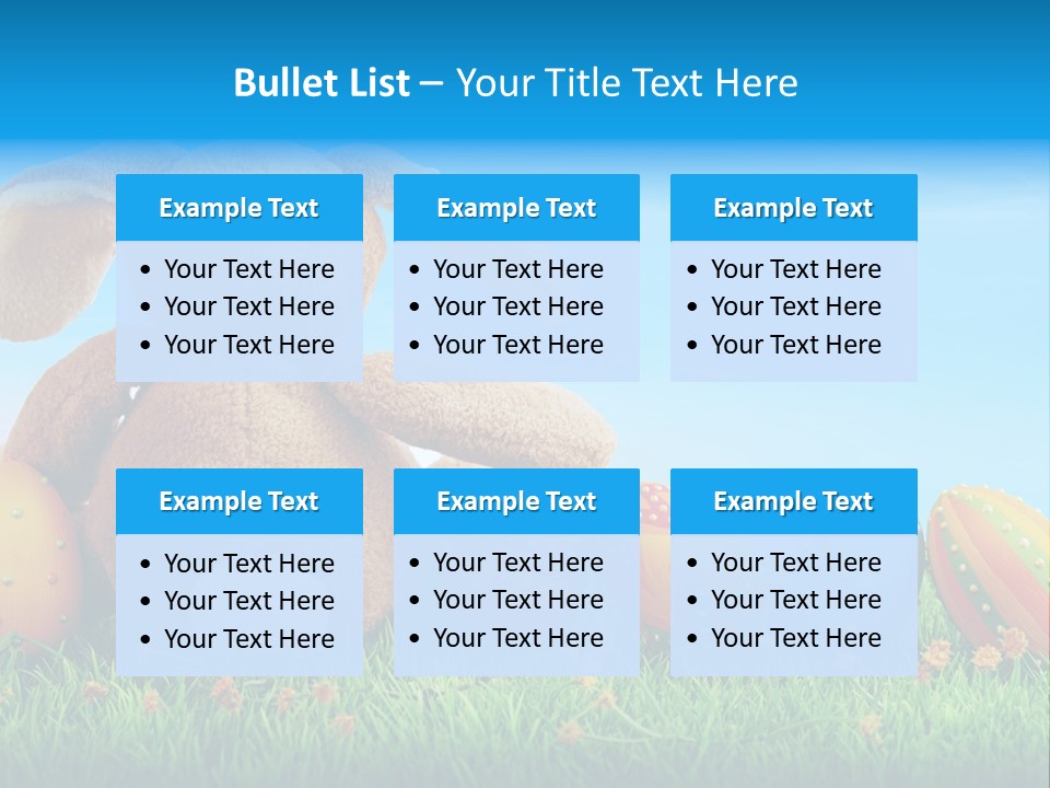 Isolated Variation Easter PowerPoint Template
