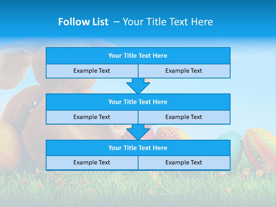 Isolated Variation Easter PowerPoint Template