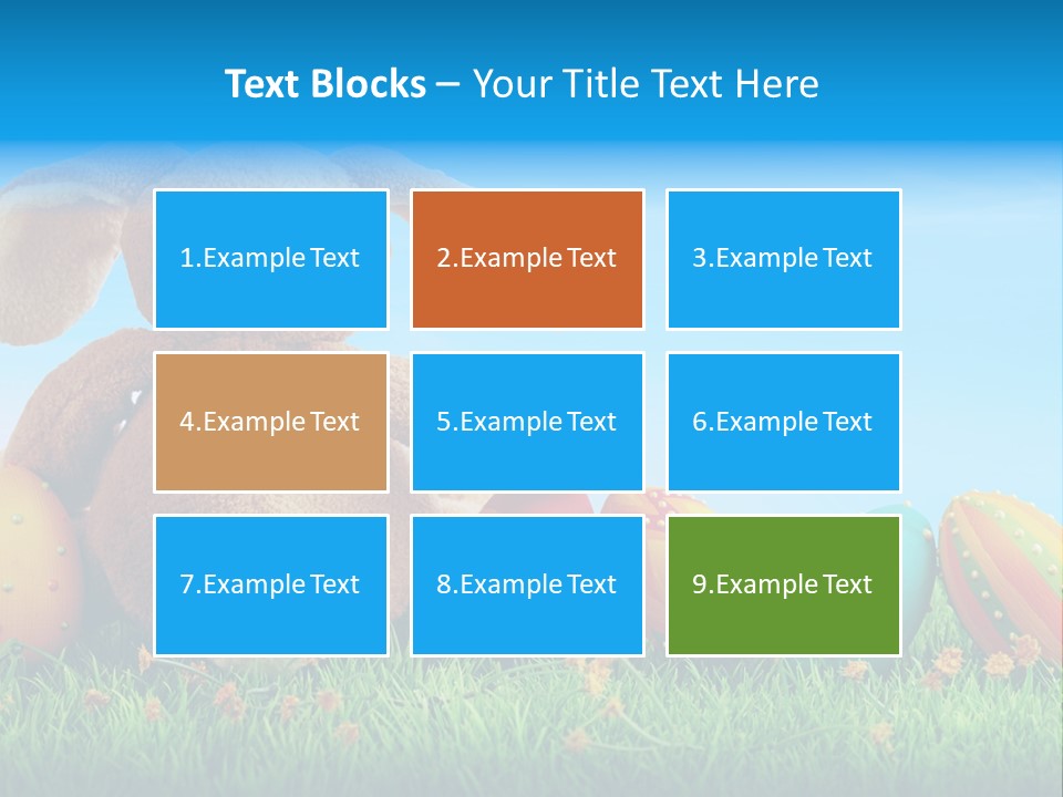 Isolated Variation Easter PowerPoint Template