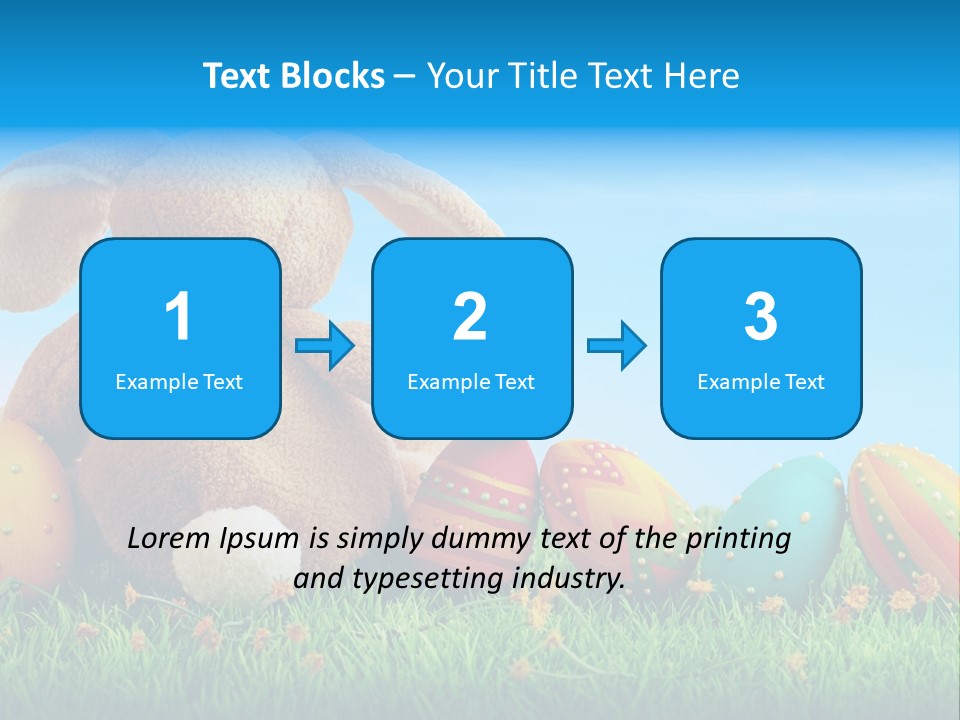 Isolated Variation Easter PowerPoint Template