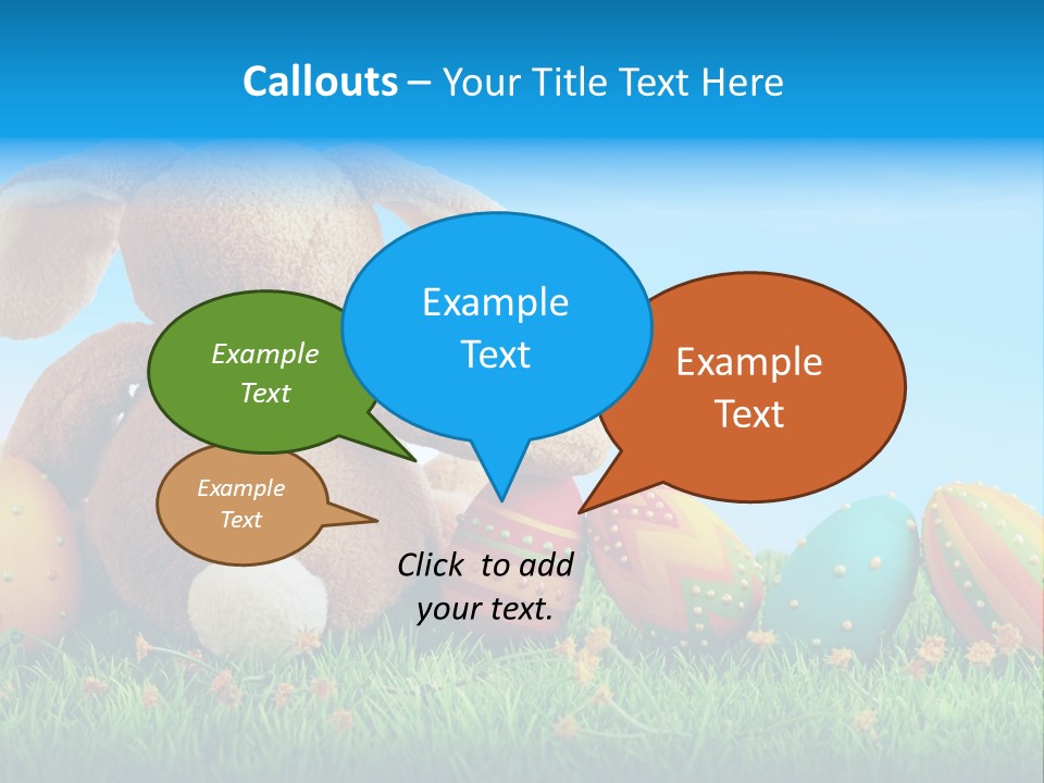 Isolated Variation Easter PowerPoint Template
