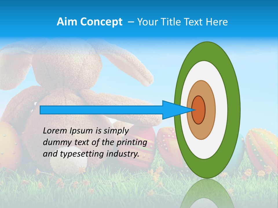 Isolated Variation Easter PowerPoint Template
