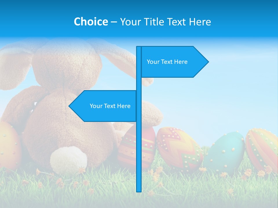 Isolated Variation Easter PowerPoint Template