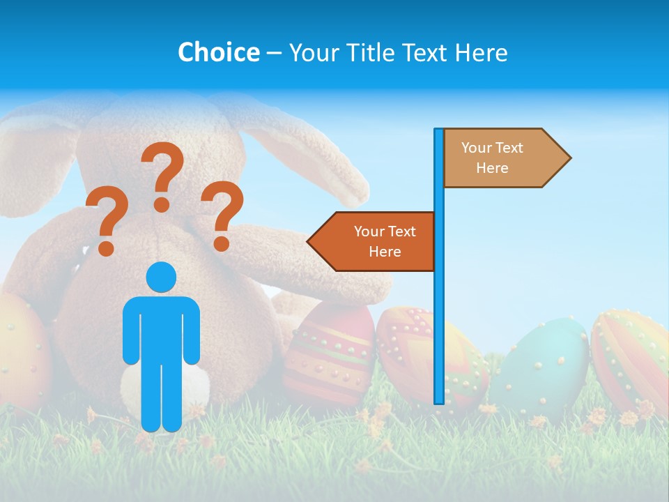Isolated Variation Easter PowerPoint Template