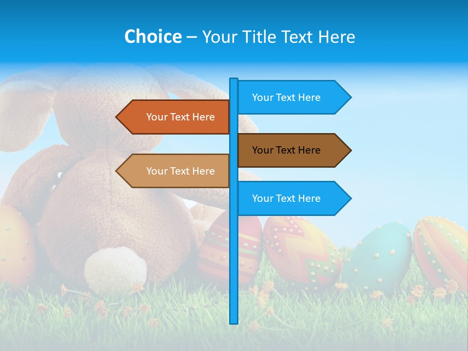 Isolated Variation Easter PowerPoint Template