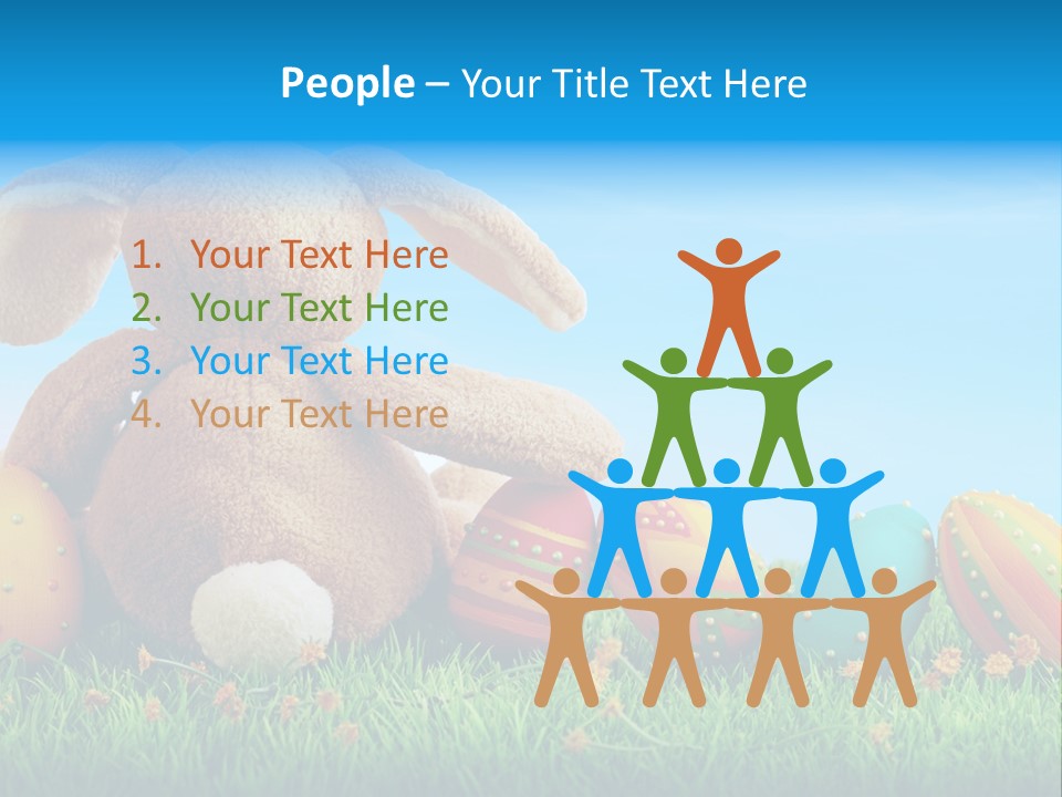 Isolated Variation Easter PowerPoint Template