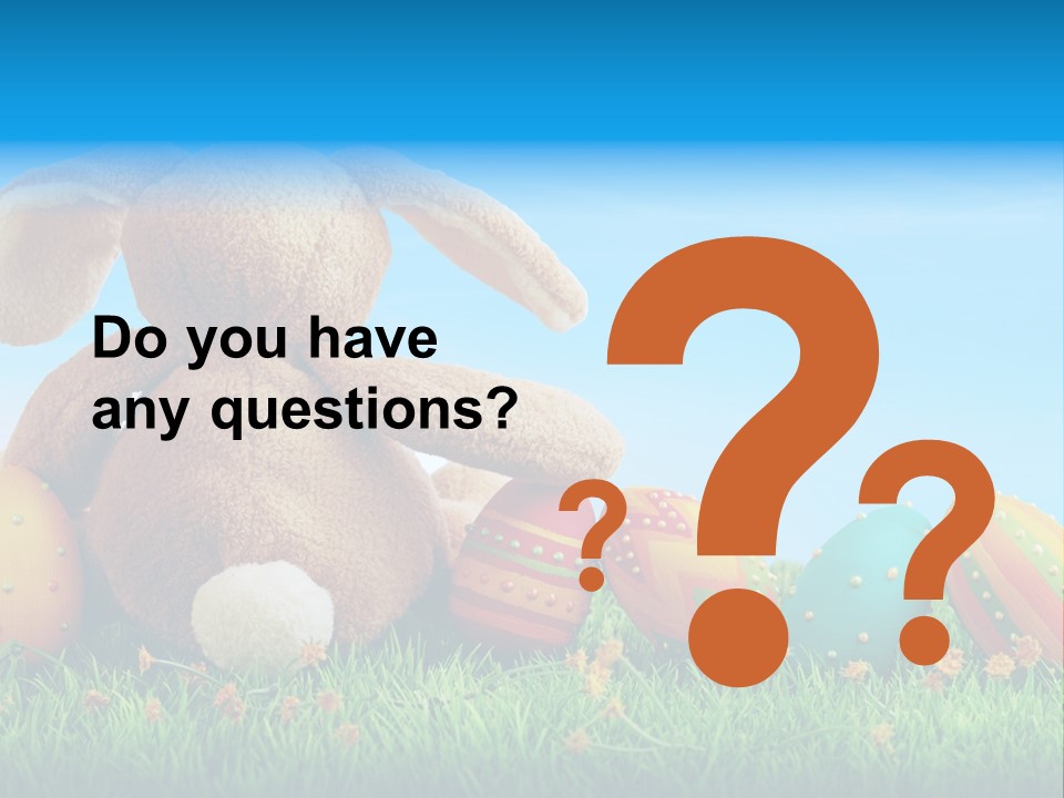 Isolated Variation Easter PowerPoint Template