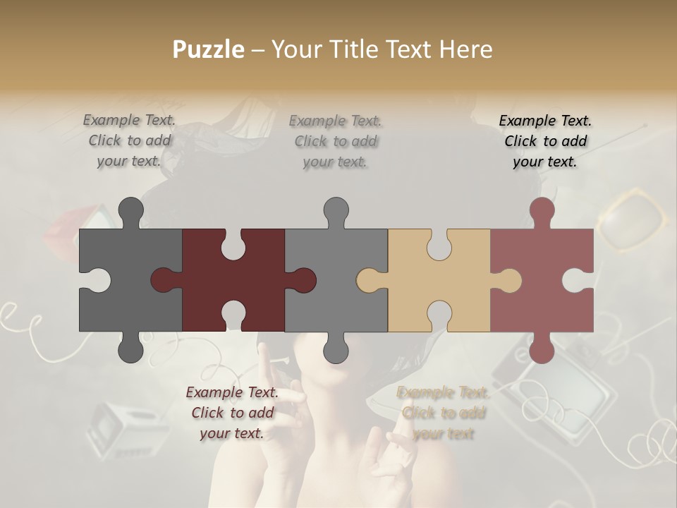 Teamwork Office Conference PowerPoint Template