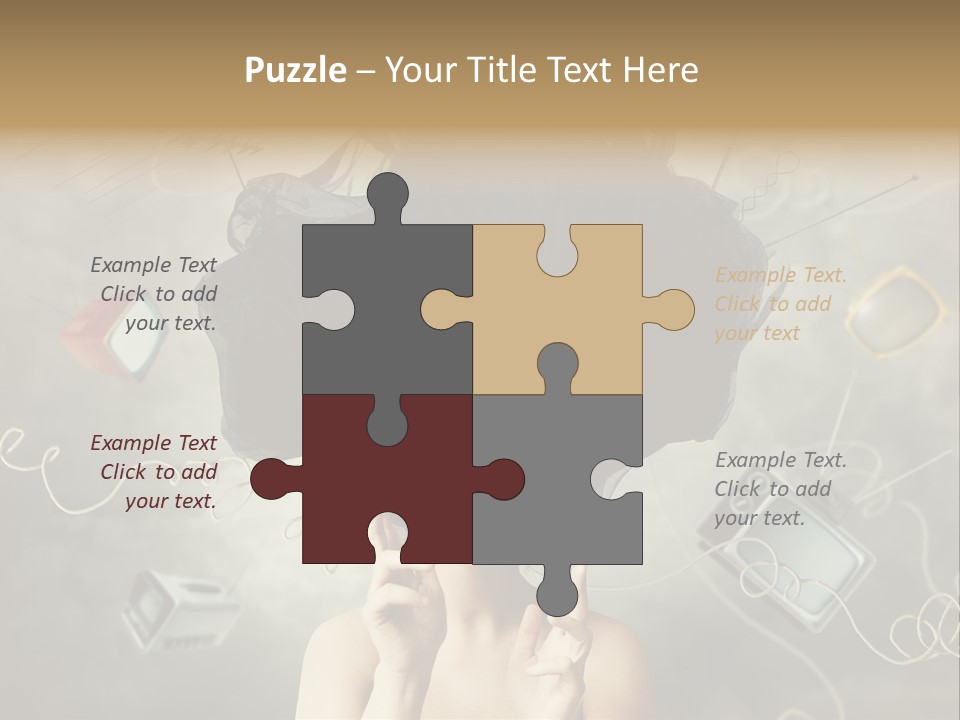 Teamwork Office Conference PowerPoint Template