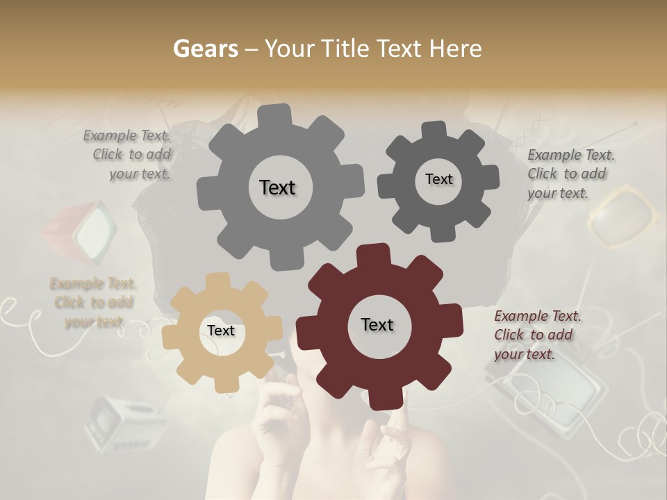 Teamwork Office Conference PowerPoint Template