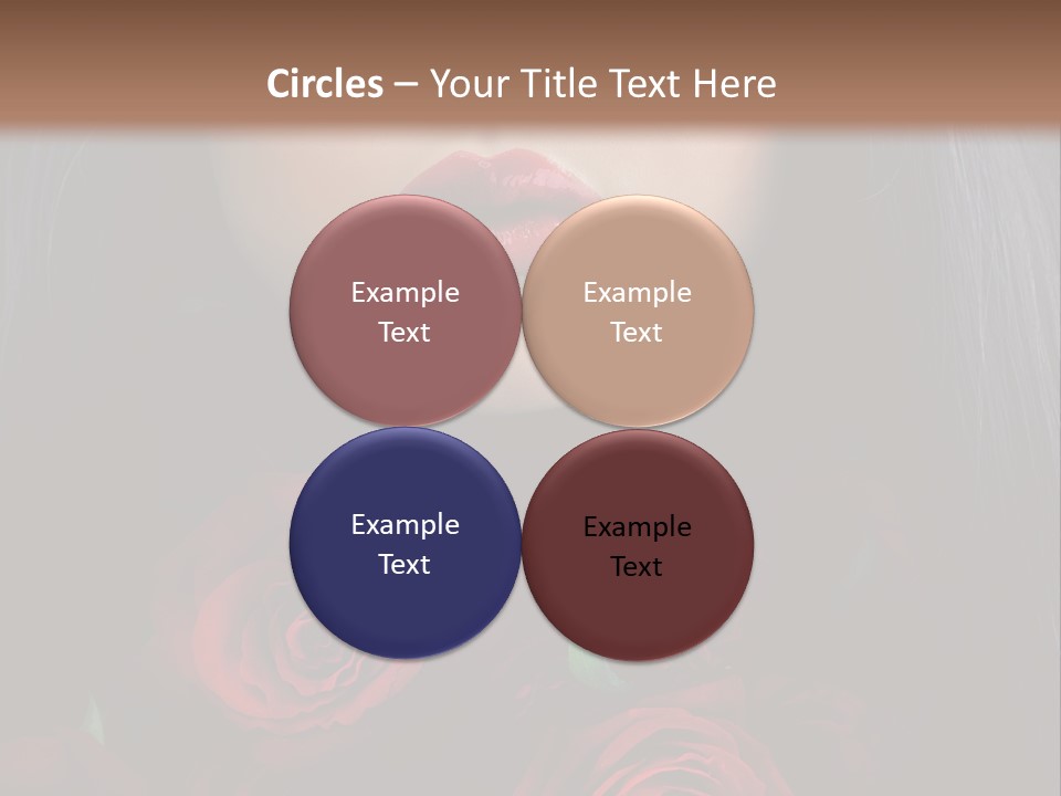 Lipstick Gothic Vamp PowerPoint Template