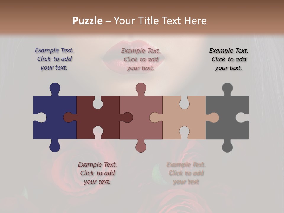 Lipstick Gothic Vamp PowerPoint Template