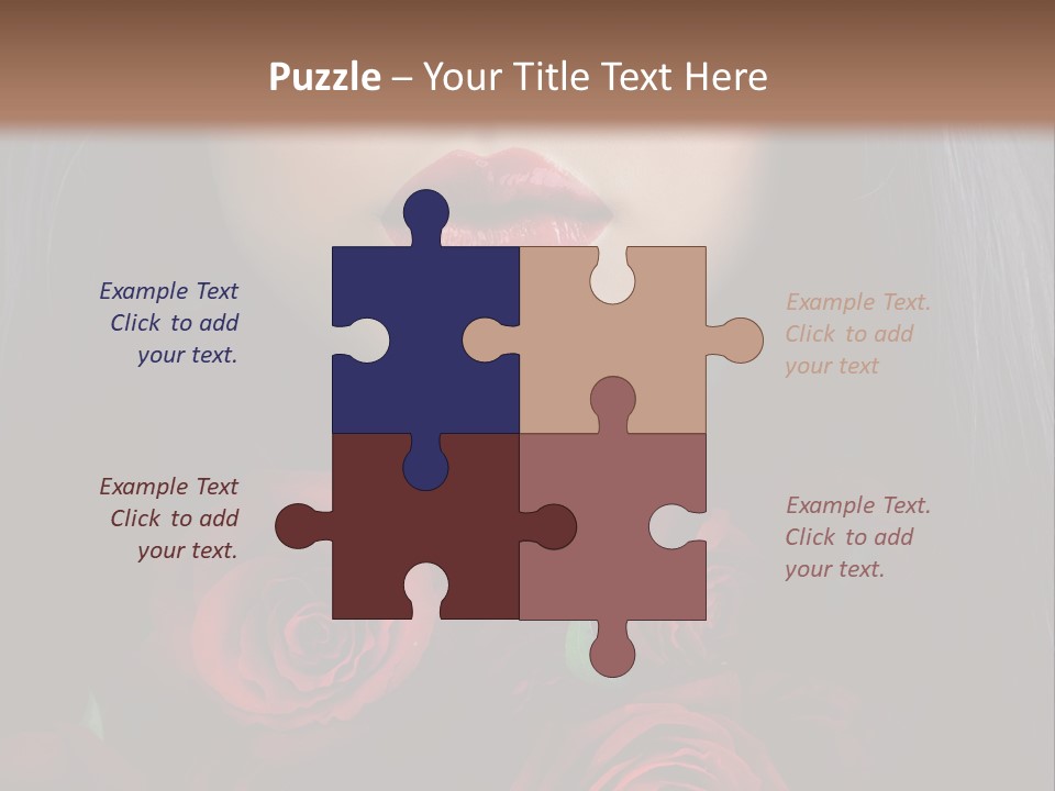 Lipstick Gothic Vamp PowerPoint Template