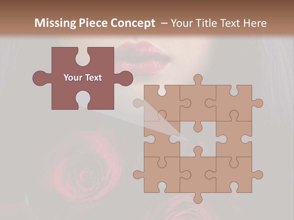 Lipstick Gothic Vamp PowerPoint Template