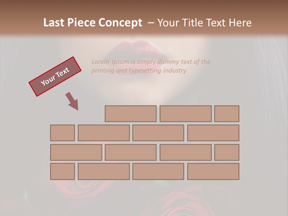 Lipstick Gothic Vamp PowerPoint Template