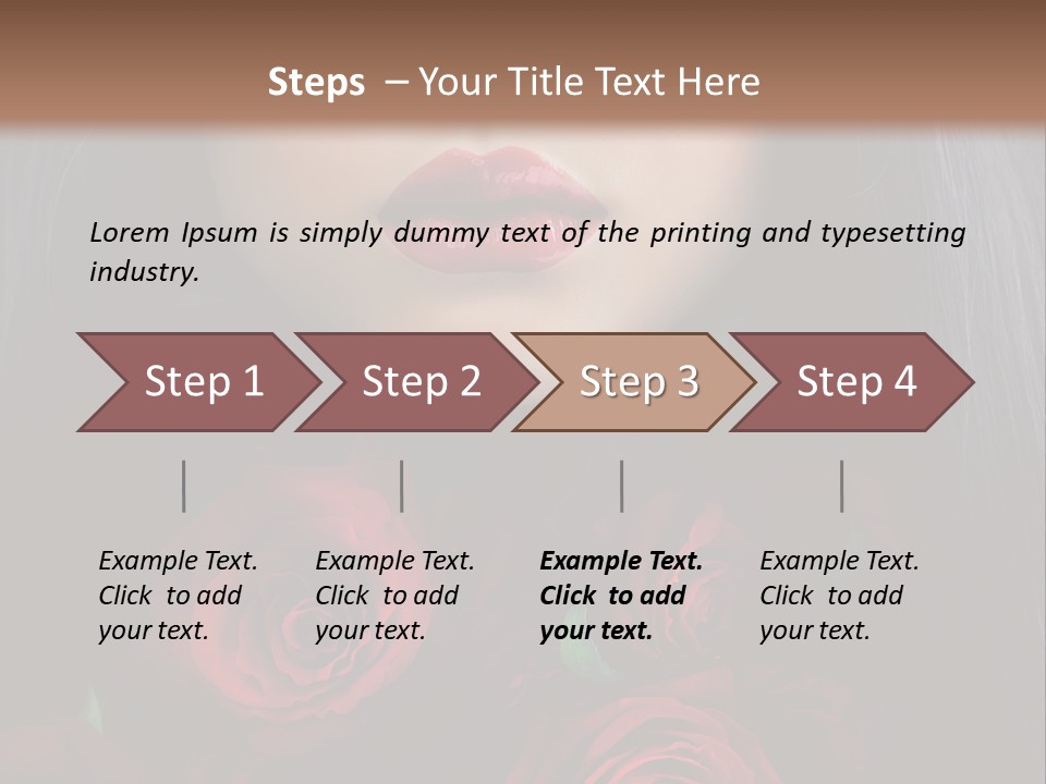 Lipstick Gothic Vamp PowerPoint Template