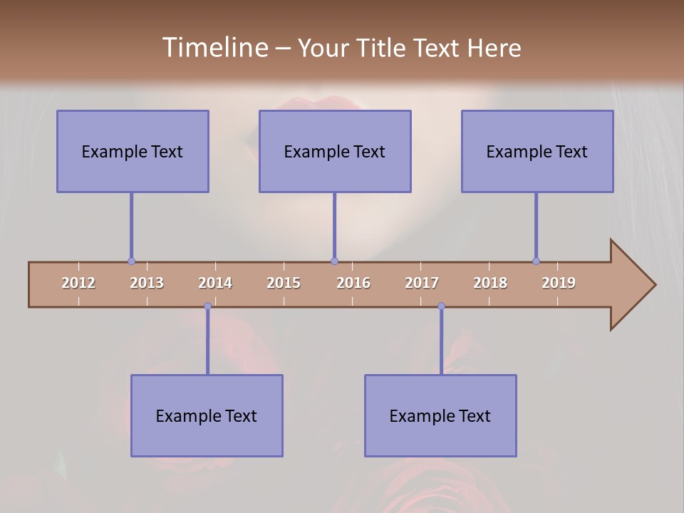 Lipstick Gothic Vamp PowerPoint Template