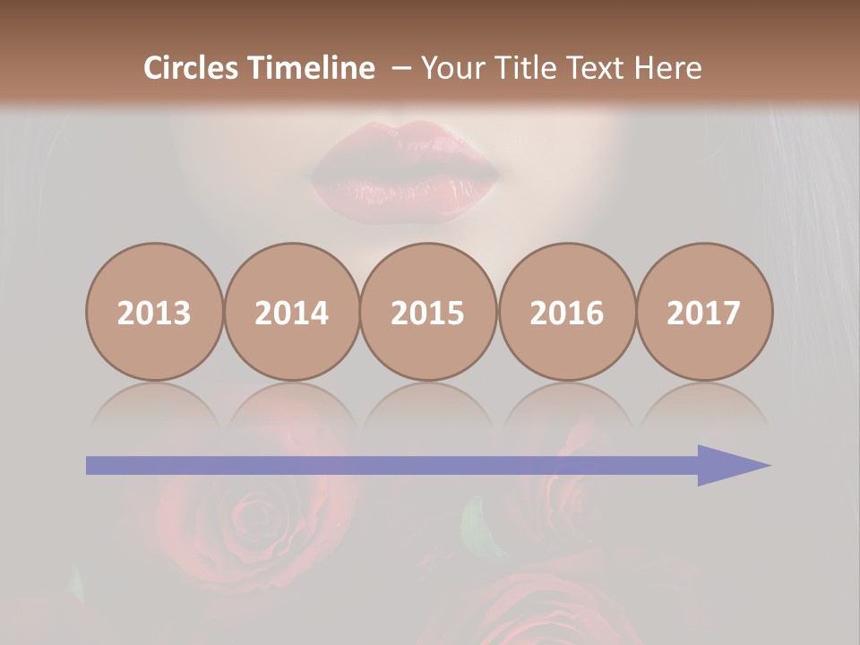 Lipstick Gothic Vamp PowerPoint Template