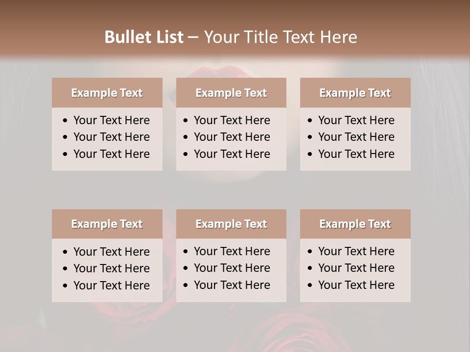 Lipstick Gothic Vamp PowerPoint Template