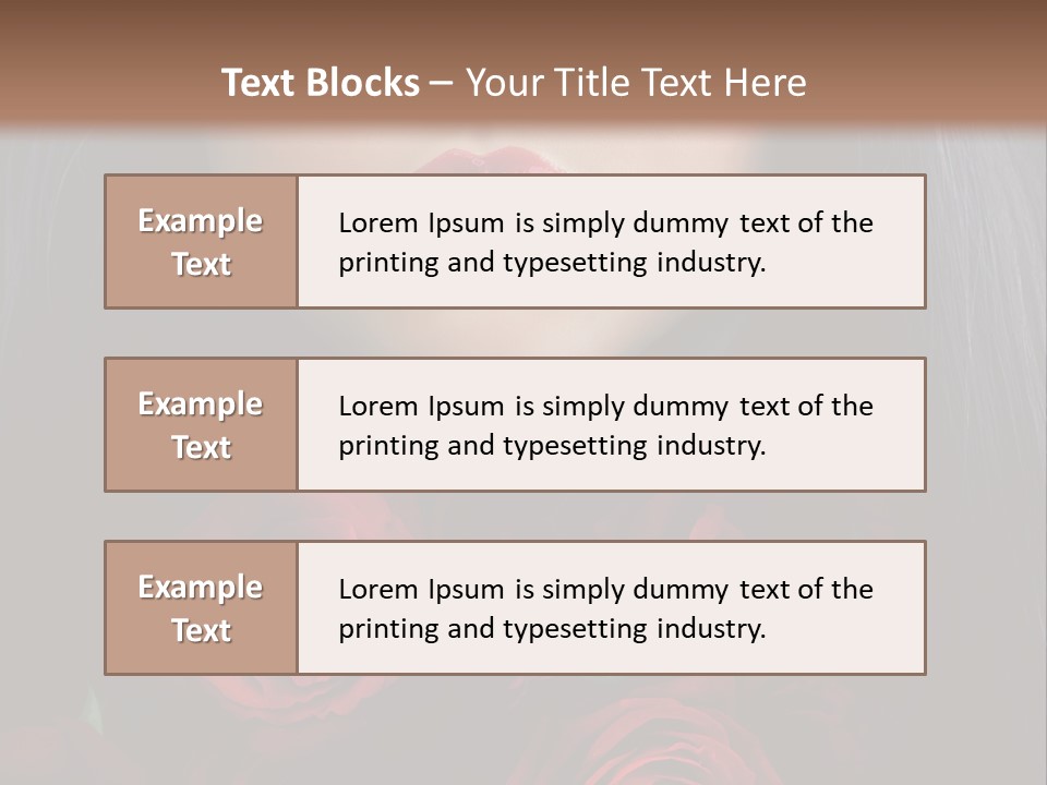 Lipstick Gothic Vamp PowerPoint Template