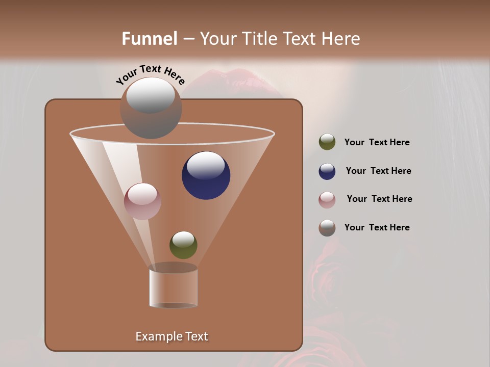 Lipstick Gothic Vamp PowerPoint Template