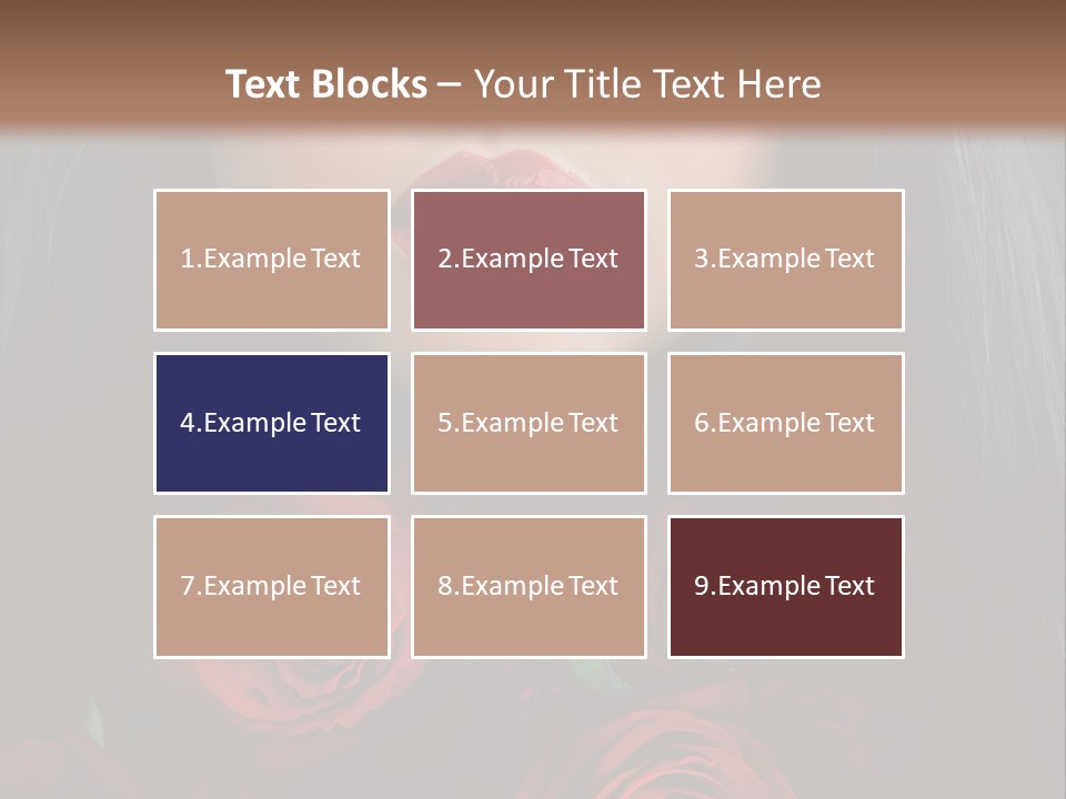 Lipstick Gothic Vamp PowerPoint Template