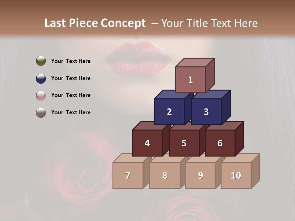 Lipstick Gothic Vamp PowerPoint Template