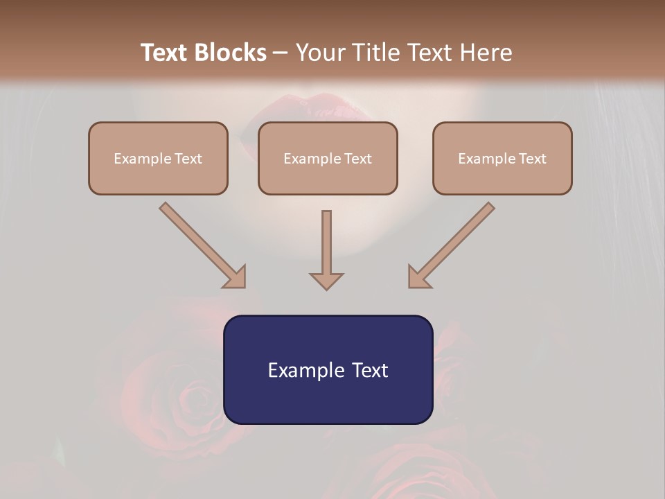 Lipstick Gothic Vamp PowerPoint Template