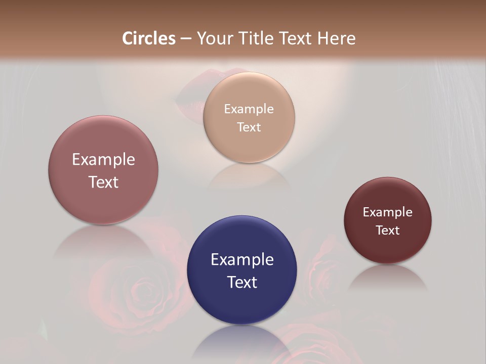 Lipstick Gothic Vamp PowerPoint Template