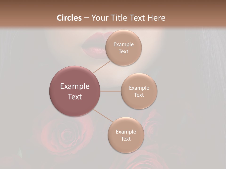 Lipstick Gothic Vamp PowerPoint Template