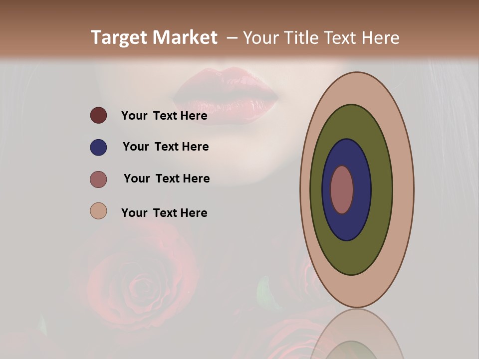 Lipstick Gothic Vamp PowerPoint Template