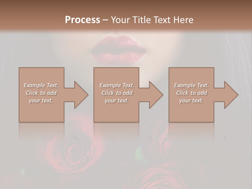 Lipstick Gothic Vamp PowerPoint Template