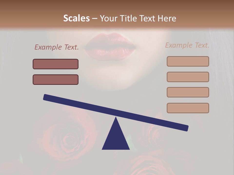 Lipstick Gothic Vamp PowerPoint Template