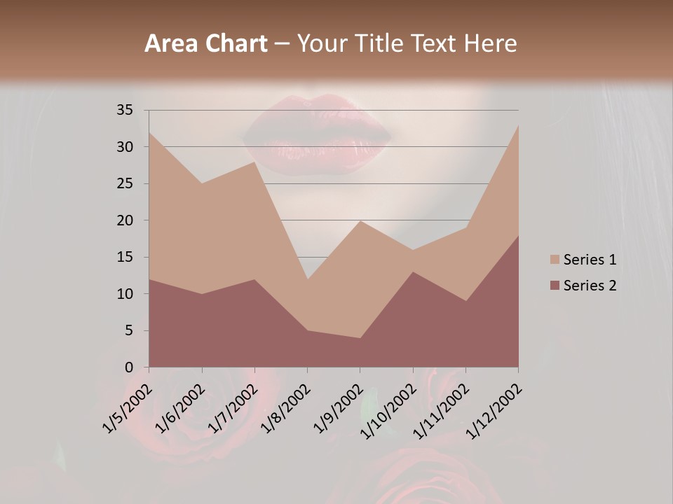 Lipstick Gothic Vamp PowerPoint Template