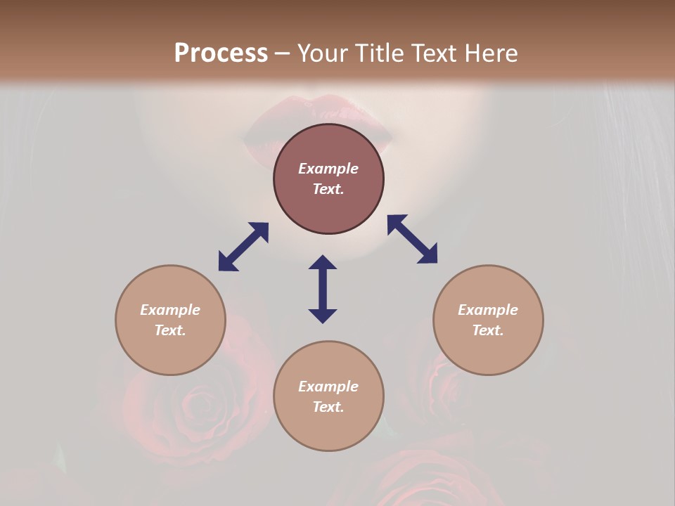 Lipstick Gothic Vamp PowerPoint Template
