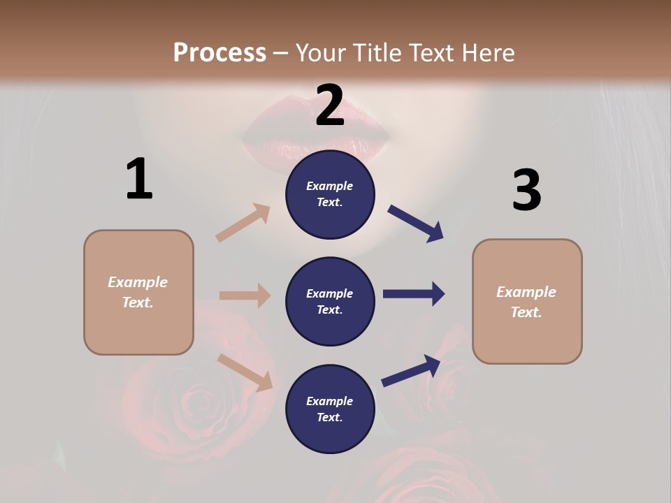 Lipstick Gothic Vamp PowerPoint Template