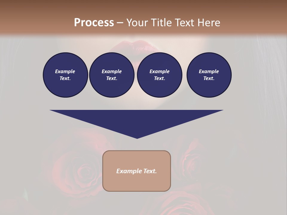 Lipstick Gothic Vamp PowerPoint Template