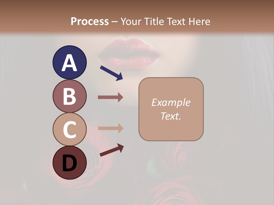Lipstick Gothic Vamp PowerPoint Template