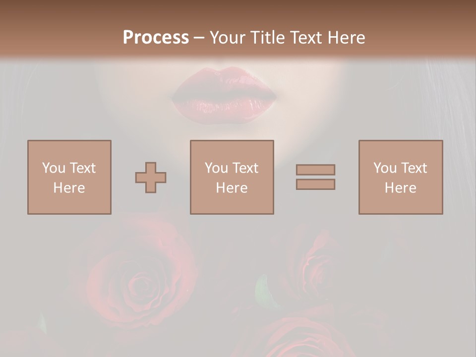 Lipstick Gothic Vamp PowerPoint Template