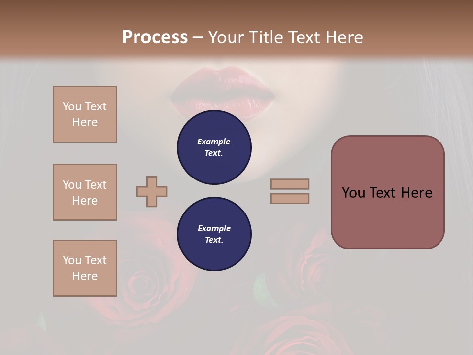 Lipstick Gothic Vamp PowerPoint Template