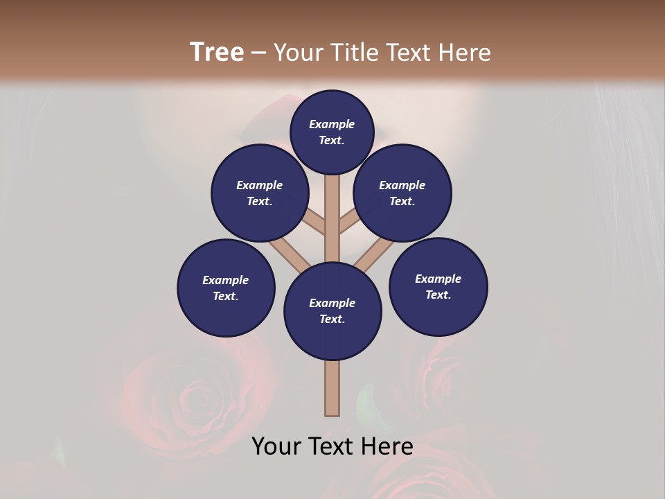 Lipstick Gothic Vamp PowerPoint Template