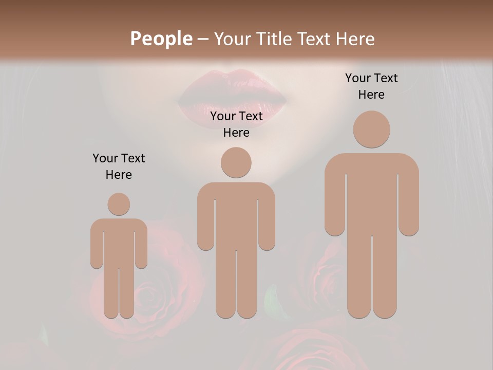 Lipstick Gothic Vamp PowerPoint Template