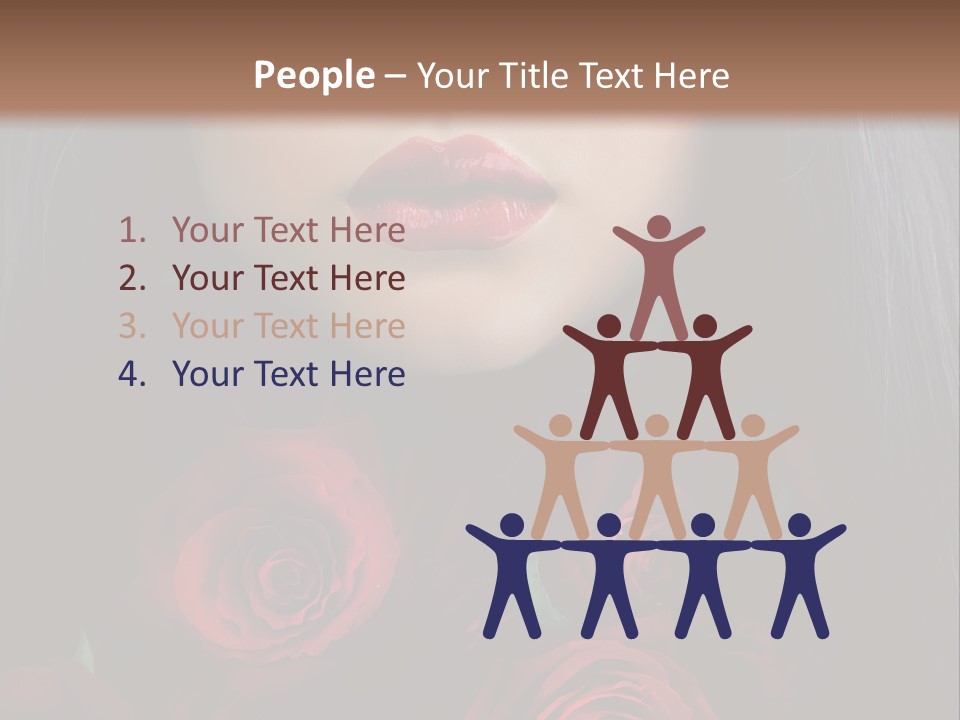 Lipstick Gothic Vamp PowerPoint Template